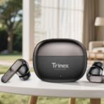 Trinex PowerPods Max Bluetooth 5.3 Wireless Gaming Earbuds | AI Real-Time Translation | Low Latency Game Mode - Image 5