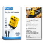 Trinex 45W Dual Boost GaN Fast Charger with USB-C Cable – Super Fast Charging Power Adapter - Image 2