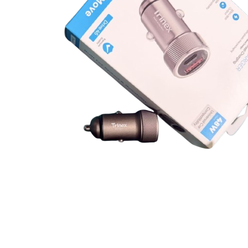 Trinex Drive 45 Dual-Port Fast Car Charger | USB-C PD & QC 3.0 - Image 2