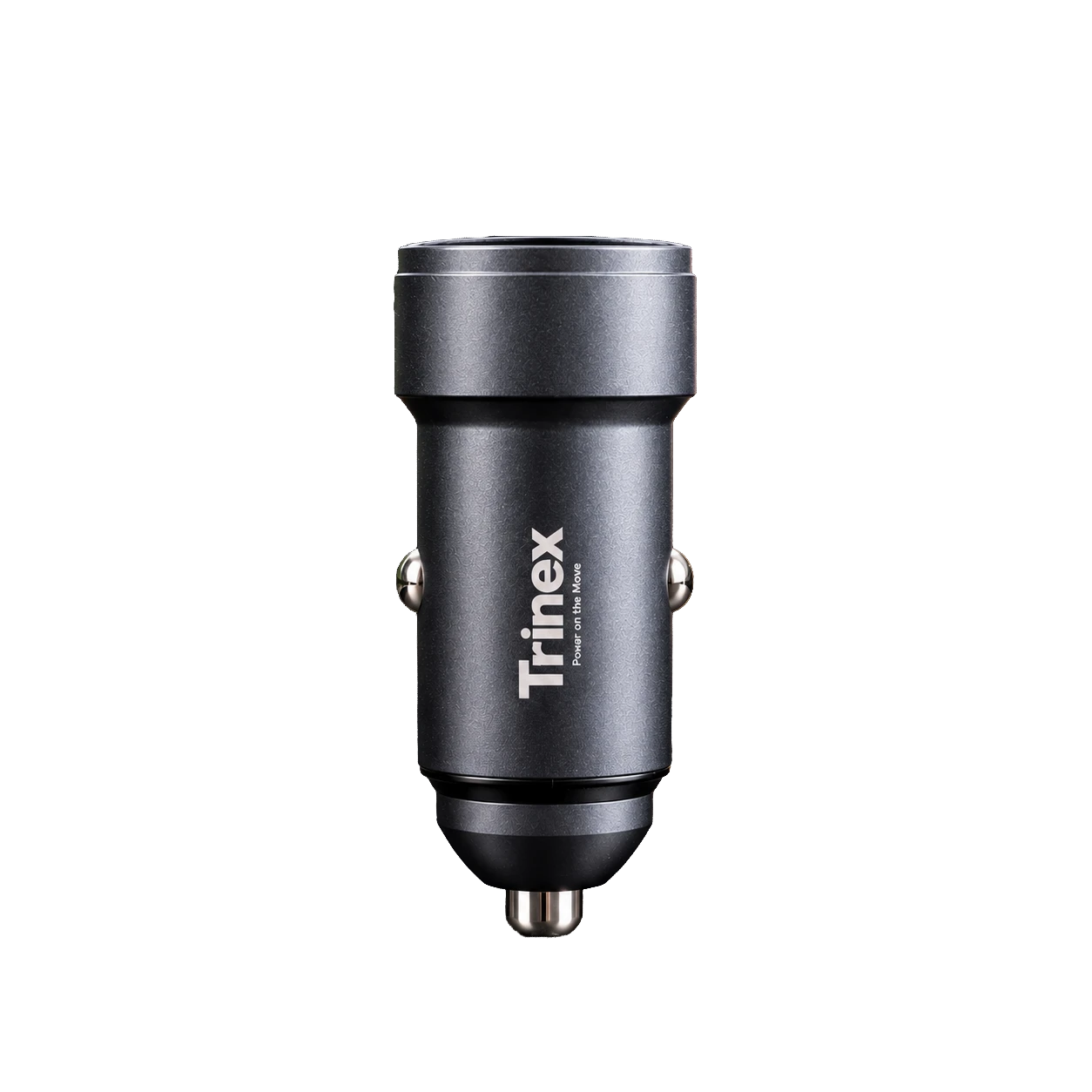 Trinex Drive 45C 48W Dual-Port Fast Car Charger with Charging Cable | 30W + 18W Output
