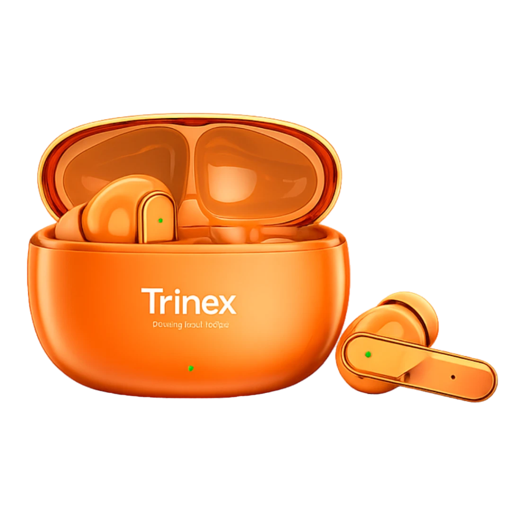 Trinex Earbuds Max Bluetooth 5.3 Wireless Gaming Earbuds | 13mm Titanium Drivers | AI Real-Time Translation | Low Latency Game Mode | ENC Call Clarity | 35H Battery